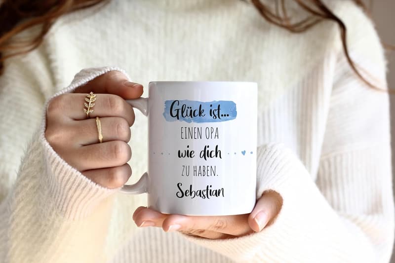 Personalisierte Kaffeetasse mit Wunschname – Geschenk für die beste Freundin oder Familie