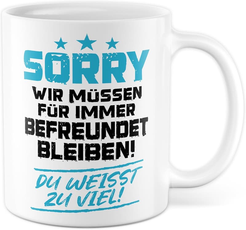 Freundschaftstasse Keramik 330ml - 