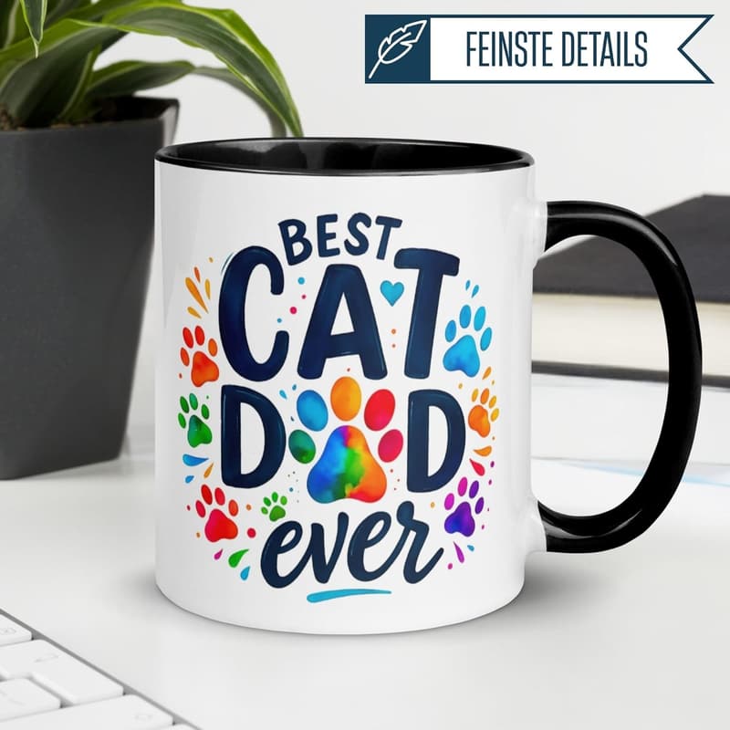 Lustige Katzen-Tasse 