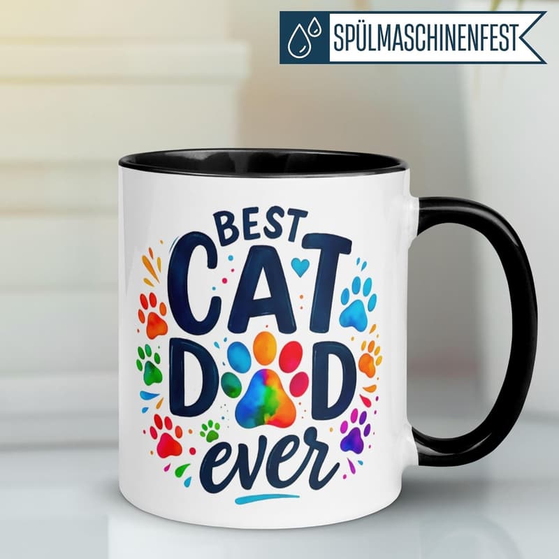 Lustige Katzen-Tasse 