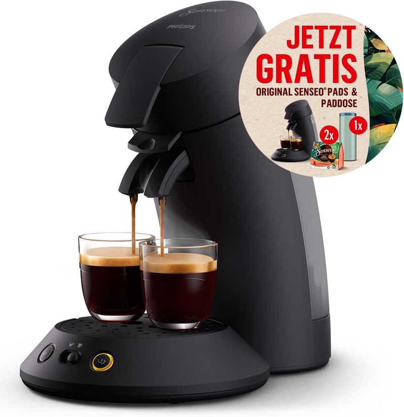 Philips Senseo Original Plus Kaffeepadmaschine mit 0,7L Wassertank