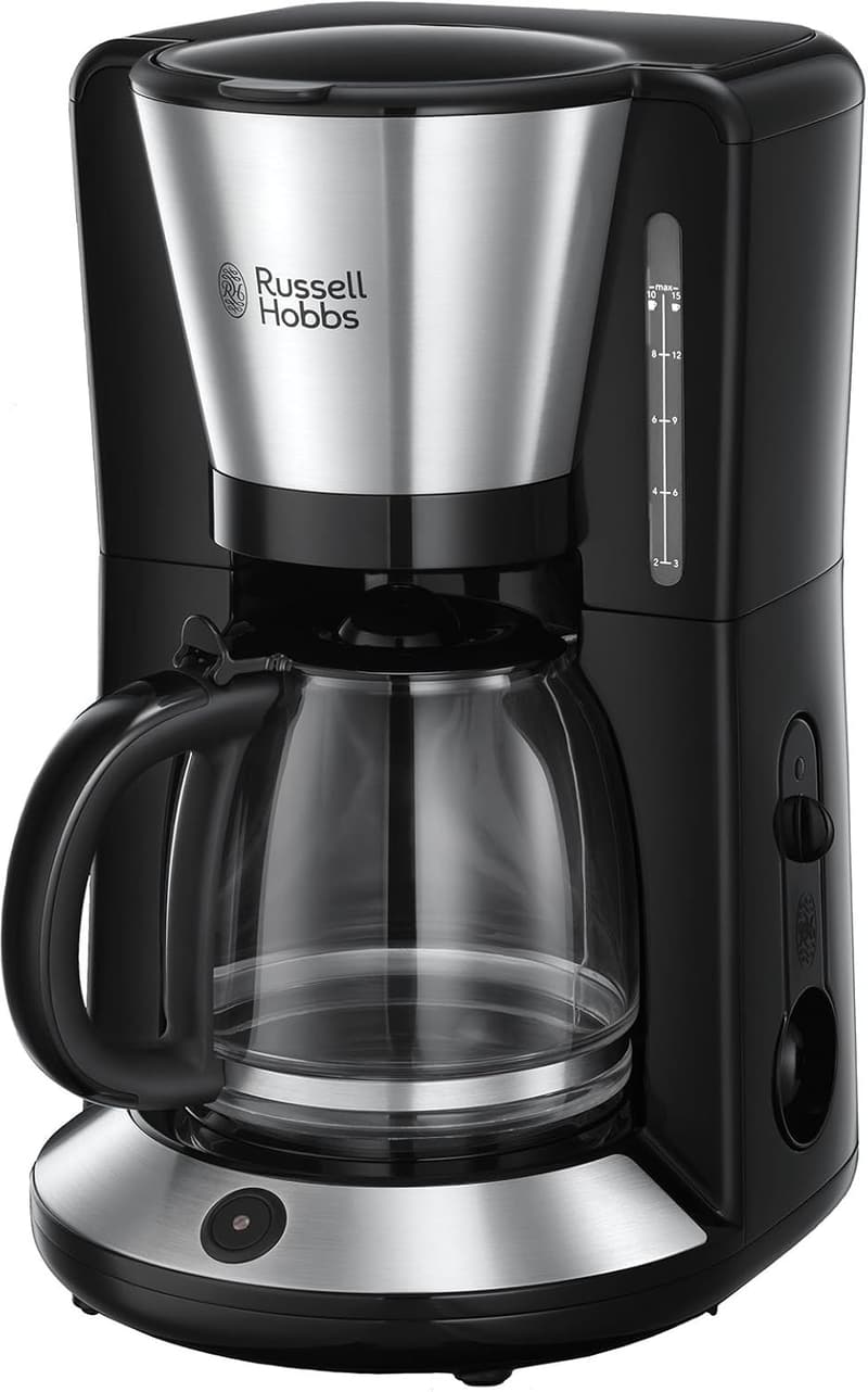 Russell Hobbs Adventure Kaffeemaschine 10 Tassen, 1100W, Glaskanne