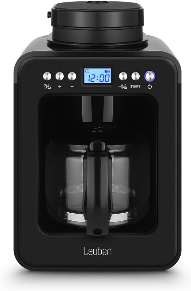 Kaffeemaker mit integriertem Mahlwerk für 2-4 Tassen, automatische Abschaltung
