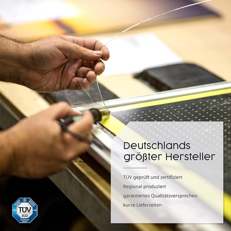 Könighaus Infrarot-Wandheizung 1000 Watt mit Smart Thermostat für Räume bis 26 m²