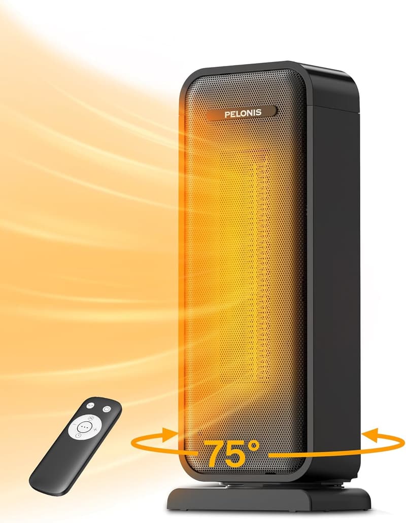 Energieeffiziente 2000 W Keramik-Heizung mit Thermostat und Timer