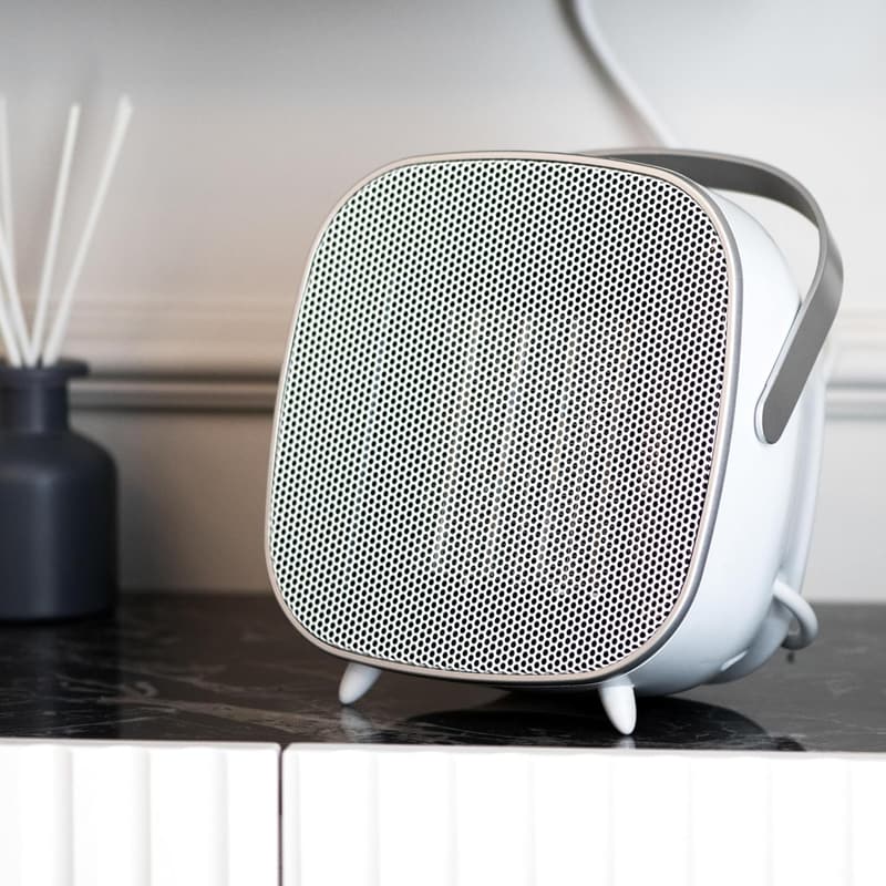 Mobiler Mini Heizlüfter 1500 Watt mit 7h Timer und Keramikheizelement