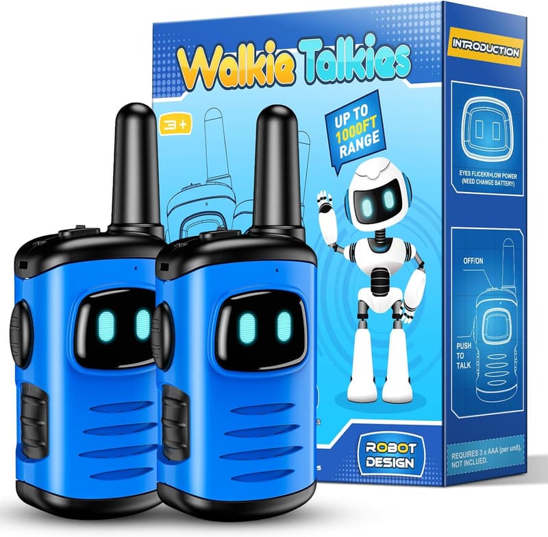 Walkie Talkie für Kinder – Spielzeug ab 3 Jahren, ideal für Outdoor-Spiele