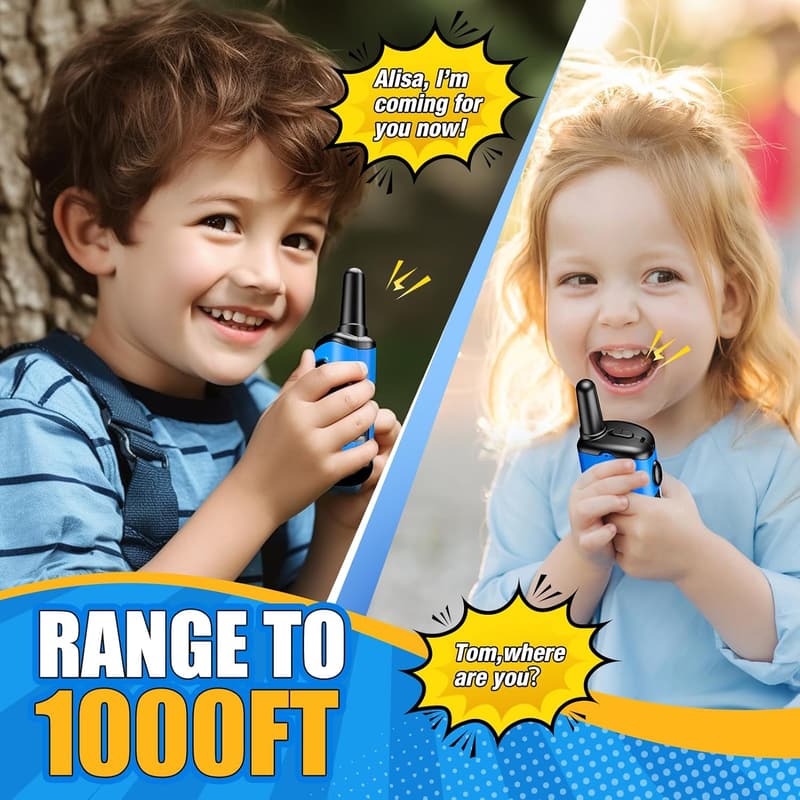 Walkie Talkie für Kinder – Spielzeug ab 3 Jahren, ideal für Outdoor-Spiele