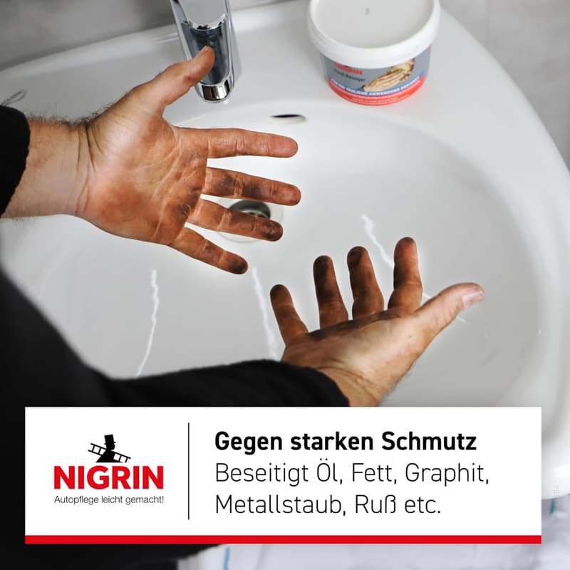 Hautschonende Handwaschpaste, 500 ml, entfernt hartnäckige Verschmutzungen