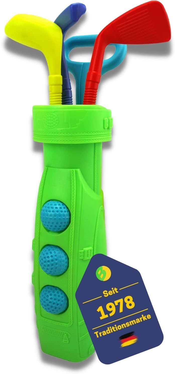 Buntes 13-teiliges Minigolf-Set für Kinder mit Schläger und Bällen