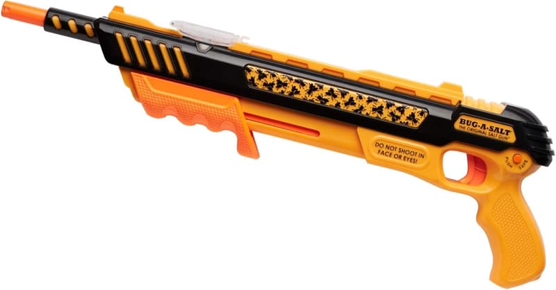 Bug-A-Salt 3.0 Orange Crush: Fliegenabwehr-Gewehr mit Tafelsalz-Füllung