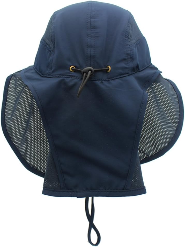 UPF 50+ Sonnenhut für Herren und Damen mit Nackenschutz, faltbar für Outdoor-Aktivitäten
