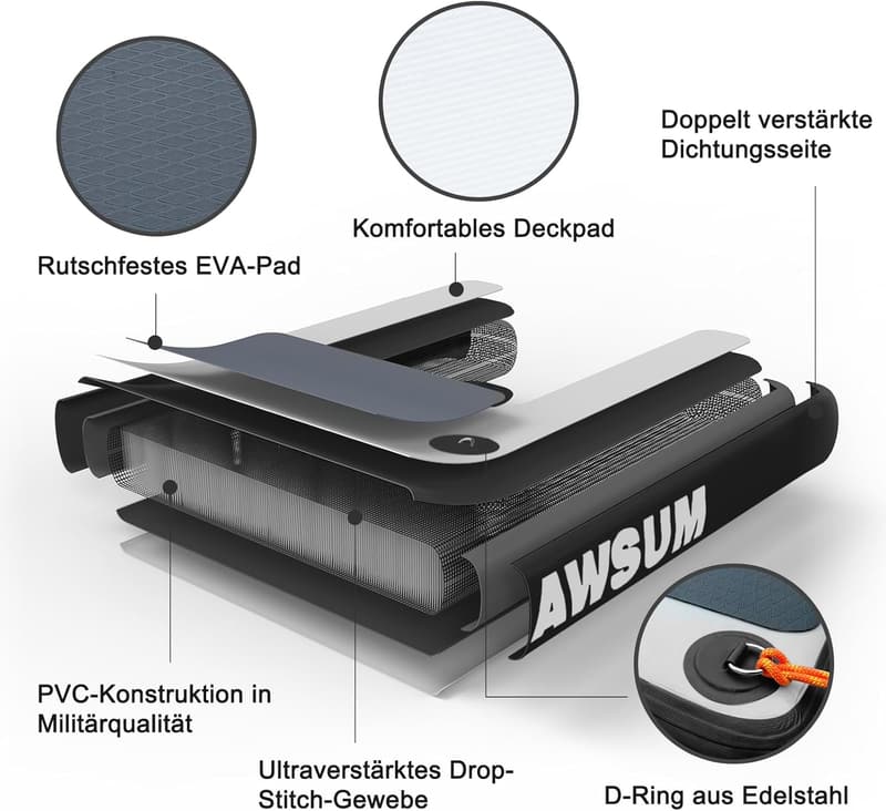 Aufblasbare Hunderampe für bis zu 80 kg – Schwimmdock für Hunde