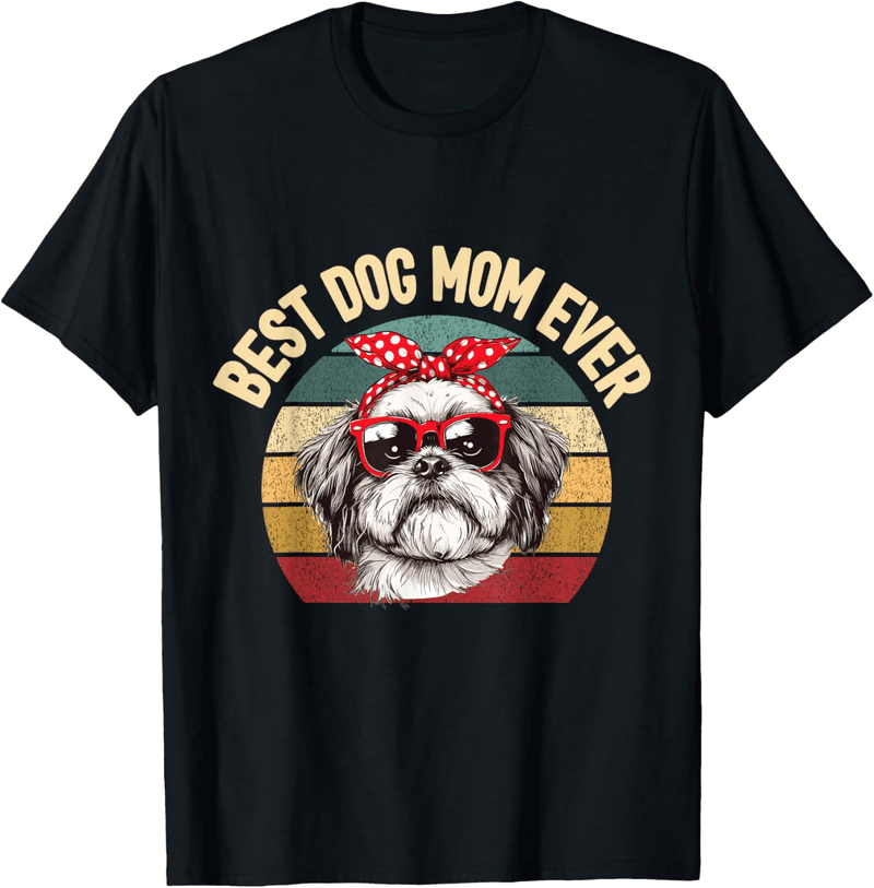 T-Shirt für die beste Hundemama eines Shih Tzus