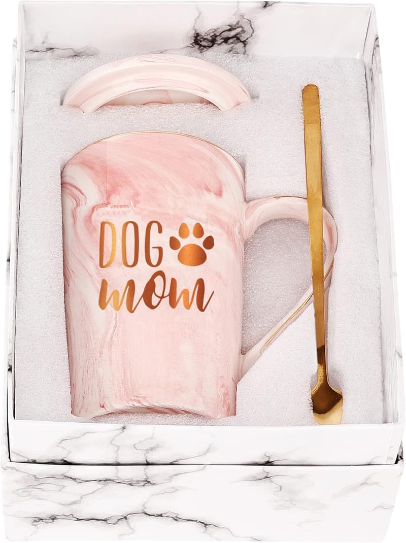 Hundemama-Becher 400ml mit Geschenkbox - ideales Geschenk für Hundeliebhaber