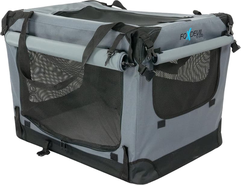Faltbare Hundebox für kleine bis große Tiere – Grau, Größe M
