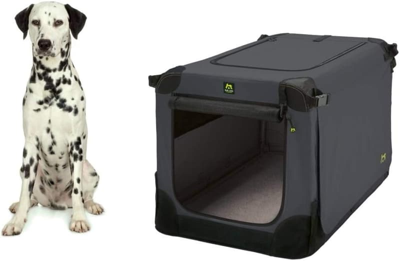 Faltbare Hundebox Maelson Soft - anthrazit - L 92 (92 x 64 x 64 cm)