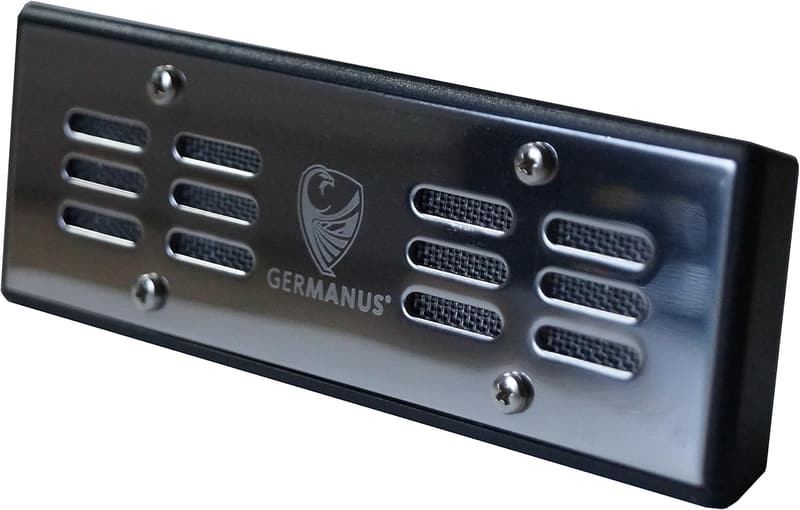 GERMANUS Humidor Befeuchter Kassette aus Silber