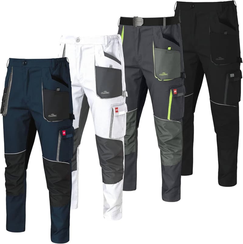 Art.Master Stretch-Arbeitshose für Herren mit 10 Taschen, robust und flexibel