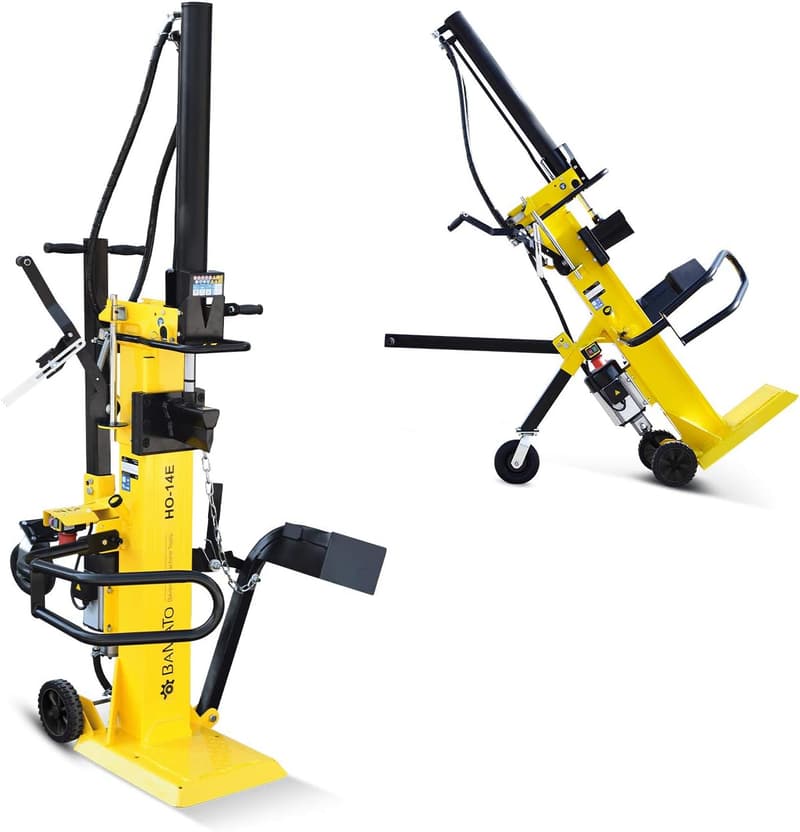 Elektro Holzspalter HO-14E mit 14 Tonnen Spaltkraft und Stammheber