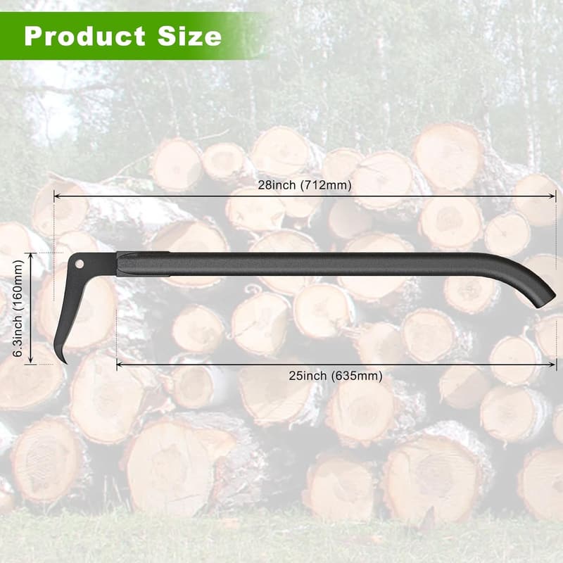 Dolibest Hookaroon 71 cm – Holzspaltwerkzeug mit rutschfestem Griff