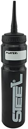 Hochwertige Hockey-Trinkflasche aus Edelstahl mit langem Halm, 1,0L