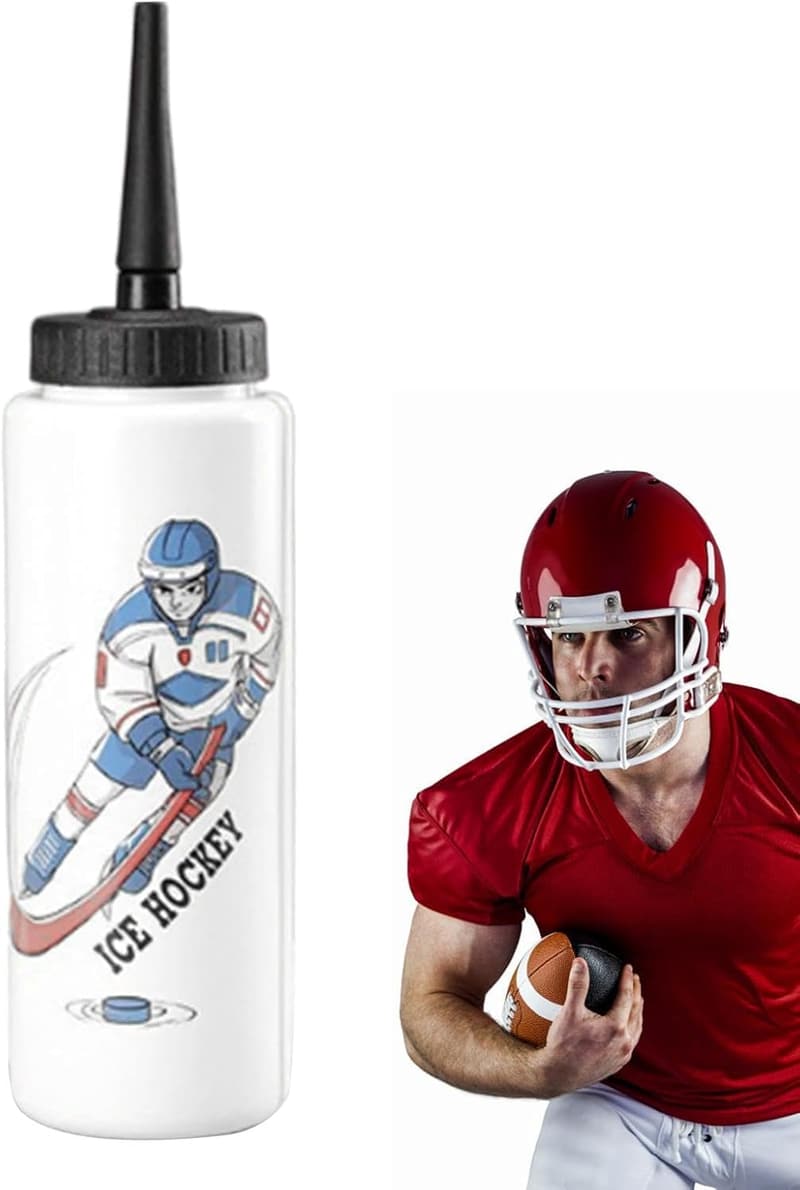 1-Liter-Sportwasserflasche mit verlängerter Spitze für Outdoor-Aktivitäten