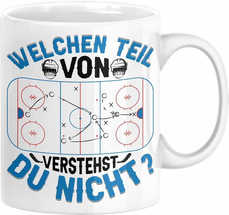 Eishockey Trainer Tasse mit Spruch für Trainer und Coaches