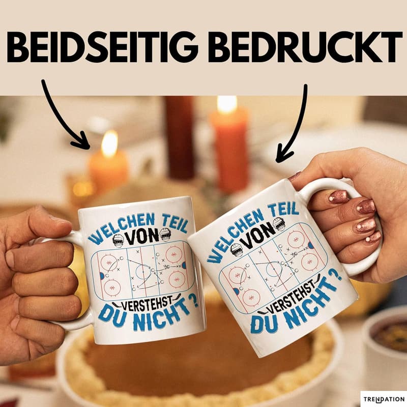 Eishockey Trainer Tasse mit Spruch für Trainer und Coaches