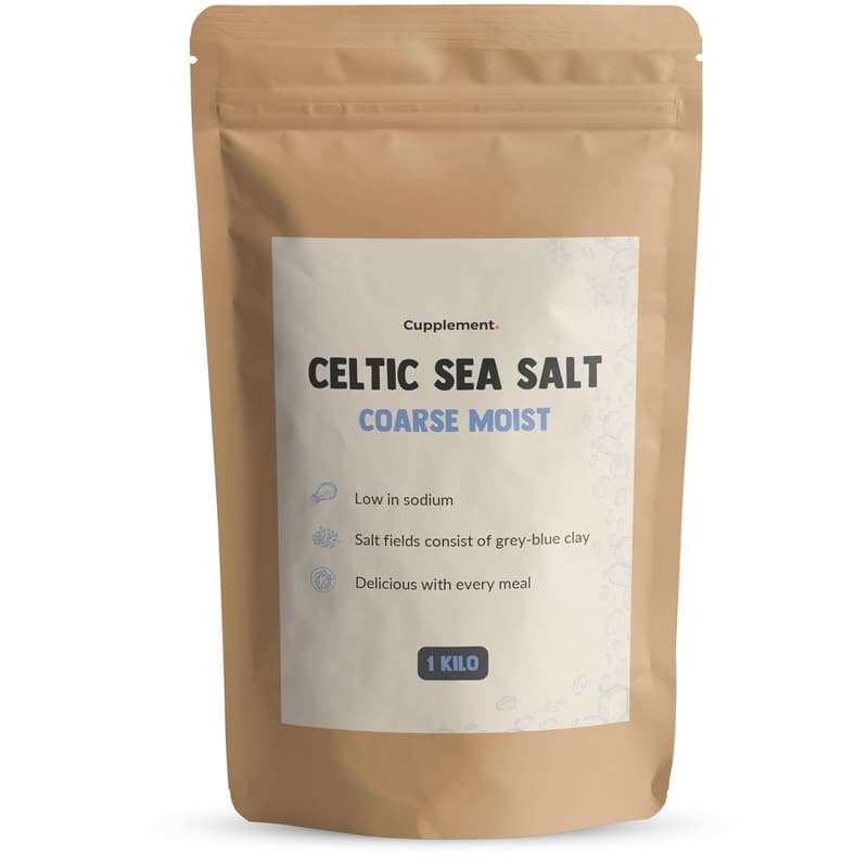 Keltisches Meersalz 1 KG – Grobes Salz, reich an Magnesium und Mineralien