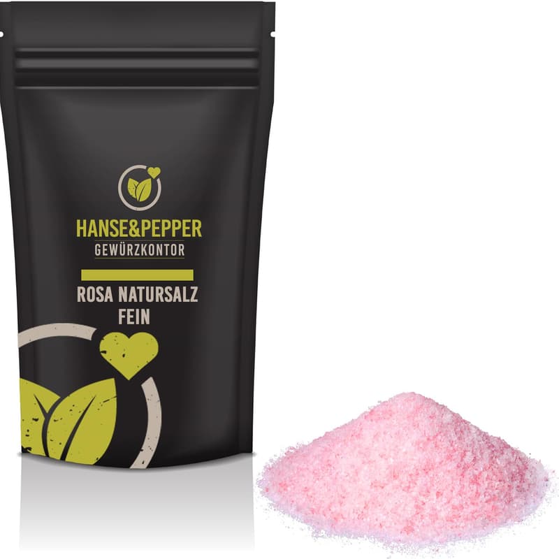 2kg Rosa Himalaya Salz fein – Gourmet in wiederverschließbarem Beutel