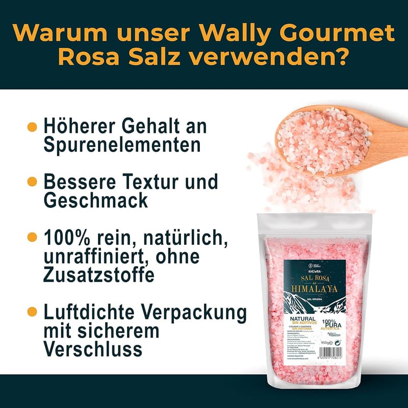 BIO Himalaya Salz grob, unraffiniert, 100% natürlich aus Pakistan.