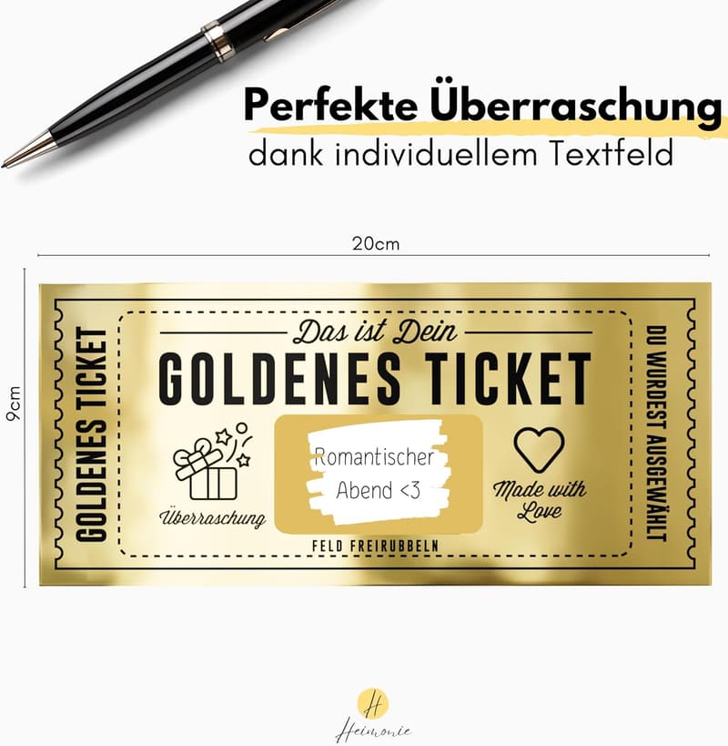 Rubbelkarte zum Ausfüllen - Personalisierbares Geschenk für Frauen