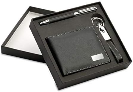 Geschenkset mit graviertem Kugelschreiber und Schlüsselanhänger
