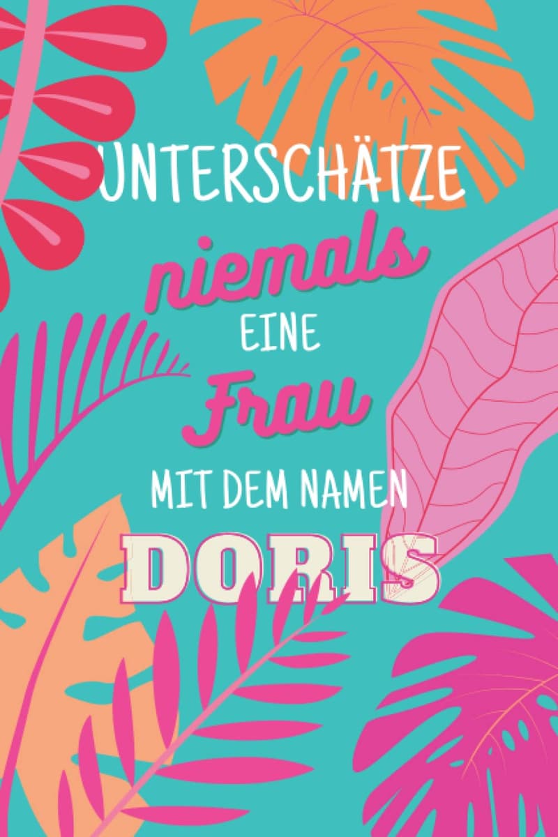 Notizbuch mit To-Do-Liste, personalisiert für Doris – ideales Geschenk für Frauen