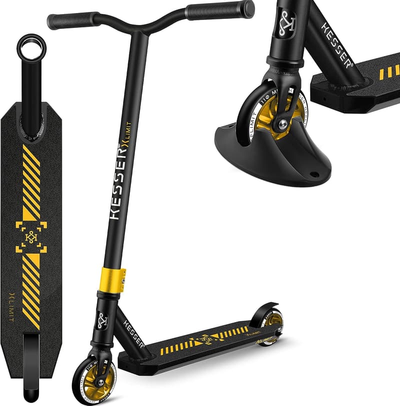 Stunt Scooter X-Limit-Pro mit 360° Lenkung und ABEC 9 Kugellagern