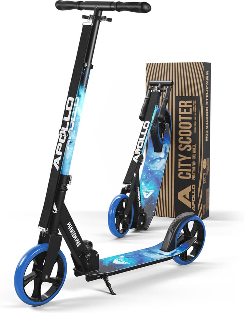 Apollo Phantom Pro City Scooter - Faltbarer Tretroller für Erwachsene und Kinder