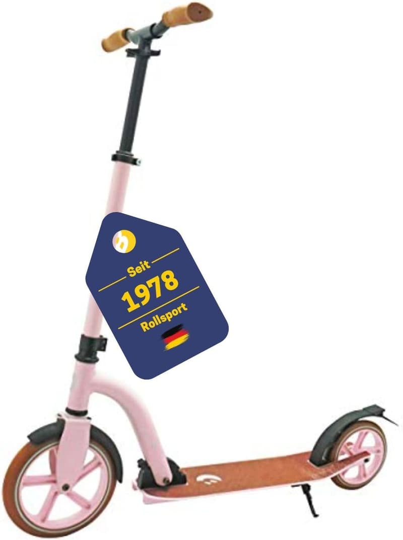 Vintage Scooter für Kinder und Erwachsene, klappbar bis 100 kg, 205er/230er Rolle