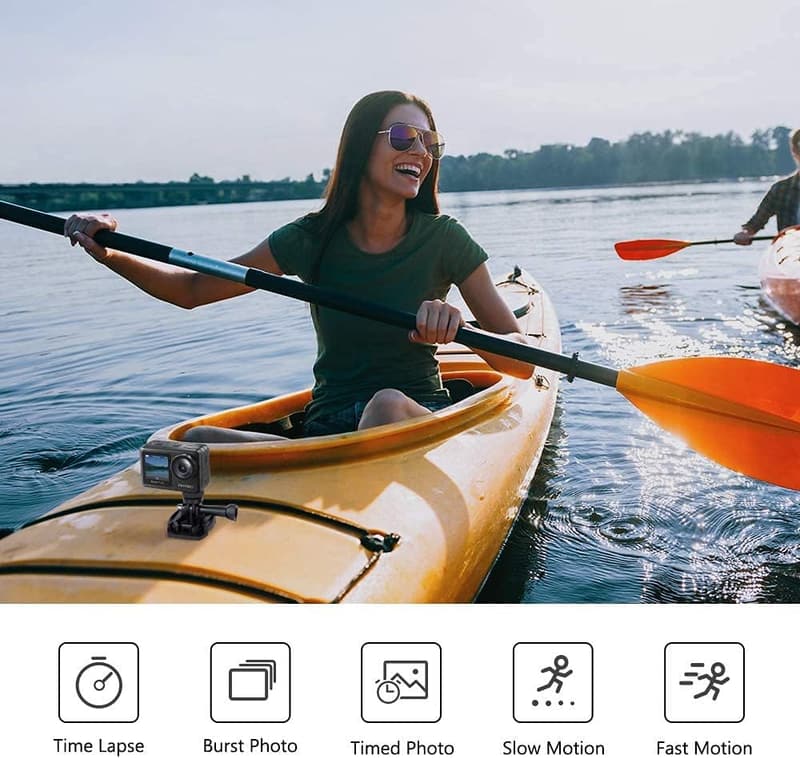AKASO Brave 7 LE 4K Action Cam mit 64GB Speicherkarte, wasserdicht bis 40M