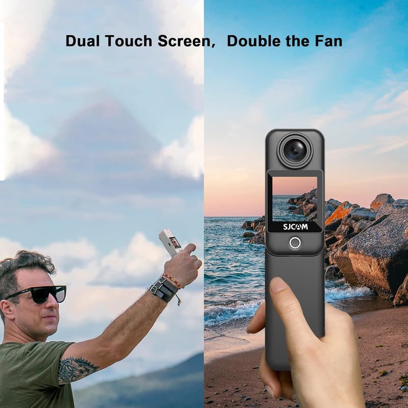 SJCAM C300 4K Actionkamera mit Dual Touchscreen und 30m Wasserdicht
