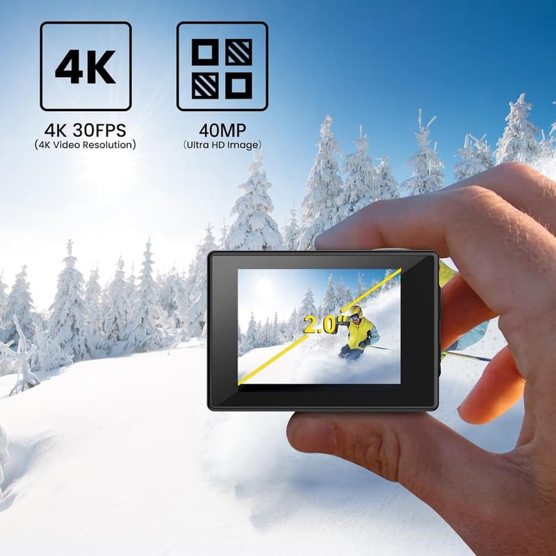 SJCAM SJ4000 4K Actioncam mit 40MP, WiFi und Bildstabilisierung