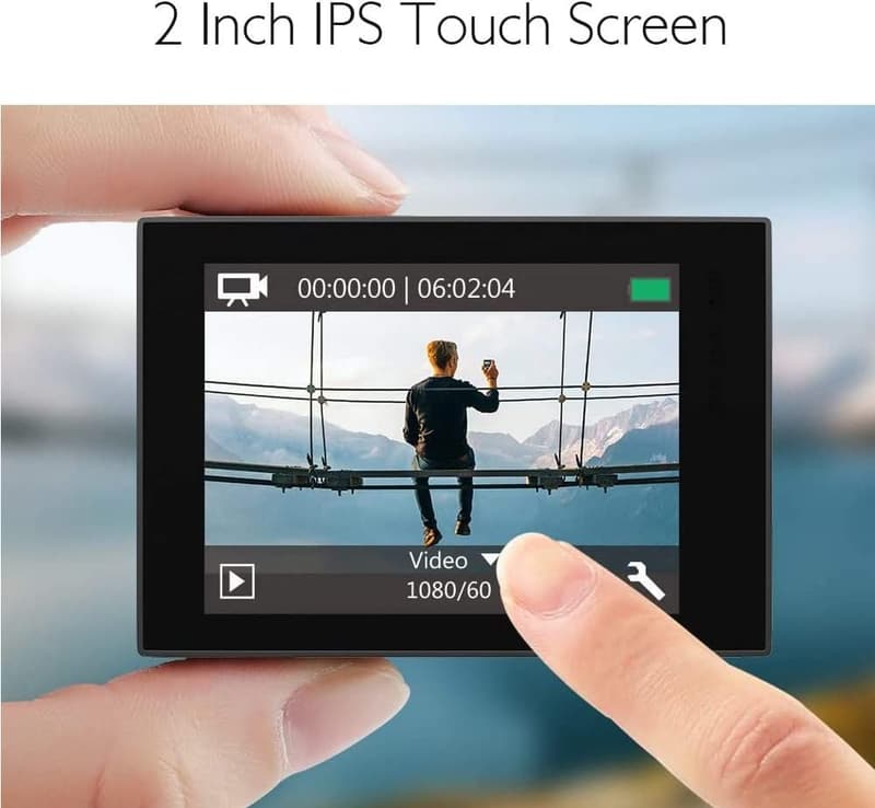 AKASO EK7000 Pro 4K Action-Kamera mit 64GB Speicherkarte