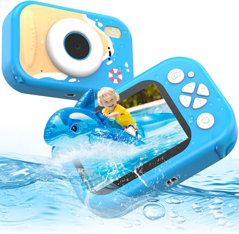 ULEWAY 1080P Unterwasserkamera für Kinder mit 2,4