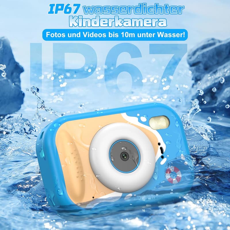 ULEWAY 1080P Unterwasserkamera für Kinder mit 2,4