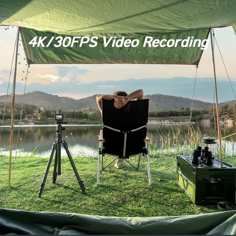 Surfola 4K Action Cam mit 40M Wasserdichtigkeit und 20MP EIS Bildstabilisierung