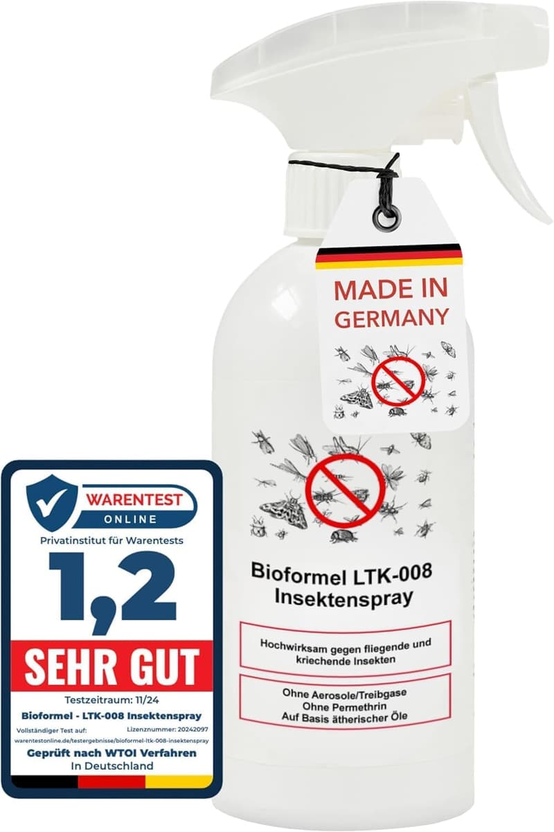 Insektenschutzspray mit Sofort- und Langzeitschutz (500 ml)