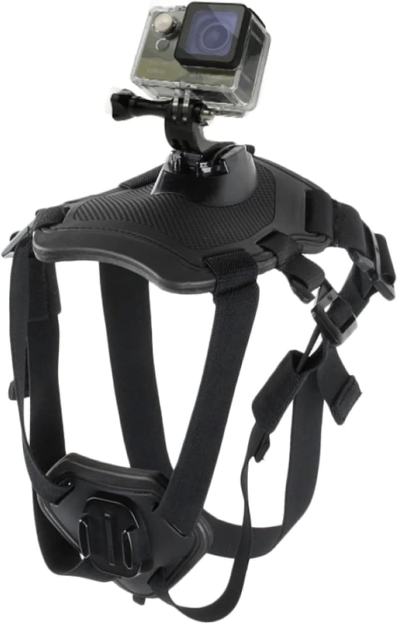 Verstellbares Hundegeschirr für GoPro - weich, für alle Hundegroßen