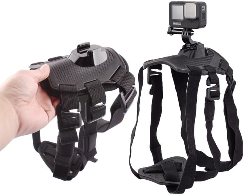 Verstellbares Hundegeschirr für GoPro, weich und für alle Hund Größen geeignet