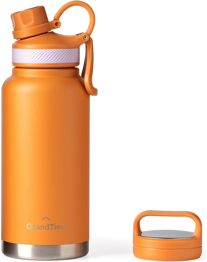 Weithals Edelstahl Wasserflasche 946 ml – wiederverwendbar, vakuumisoliert für Männer und Frauen
