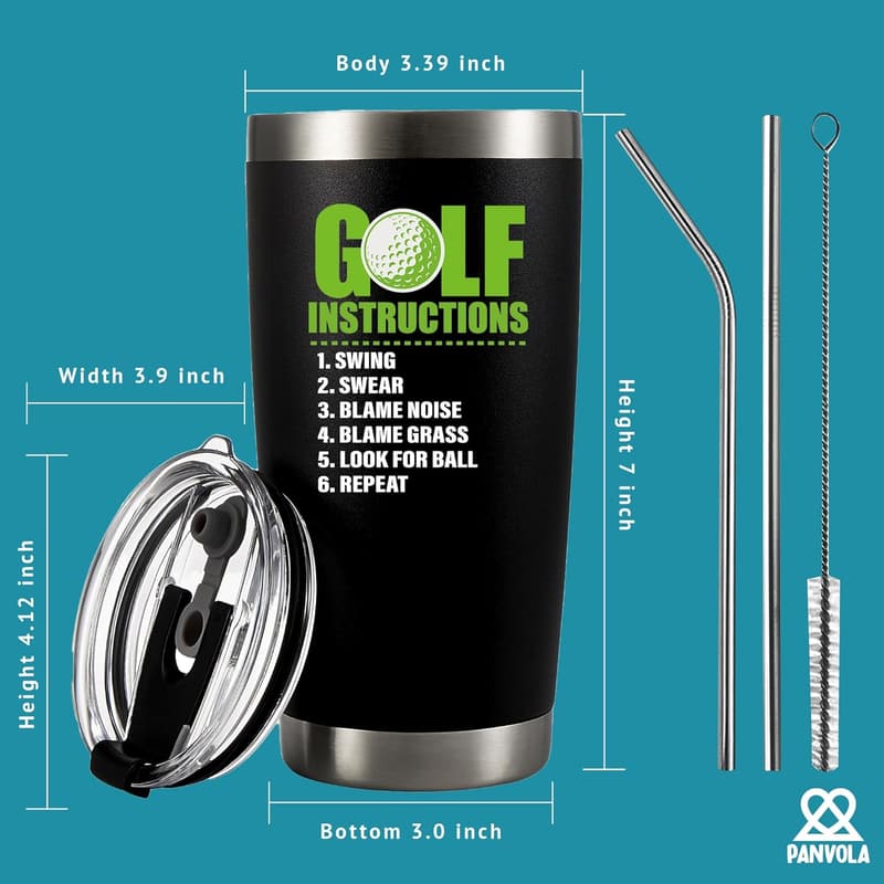 Vakuumisolierter Edelstahl-Reisebecher für Sportler, 590 ml, Schwarz